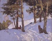 Maurice cullen Logging in Winter,Beaupre (nn02) USA oil painting artist